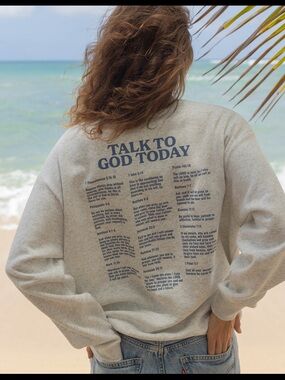 Elevated Faith Talk To God Unisex Crewneck
